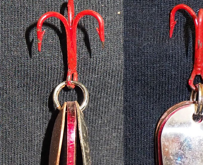 Umerket sluk som ligner veldig på Sølvkroken sin Special. Tre lag med rød i midten, sølv og kobber på sidene.
